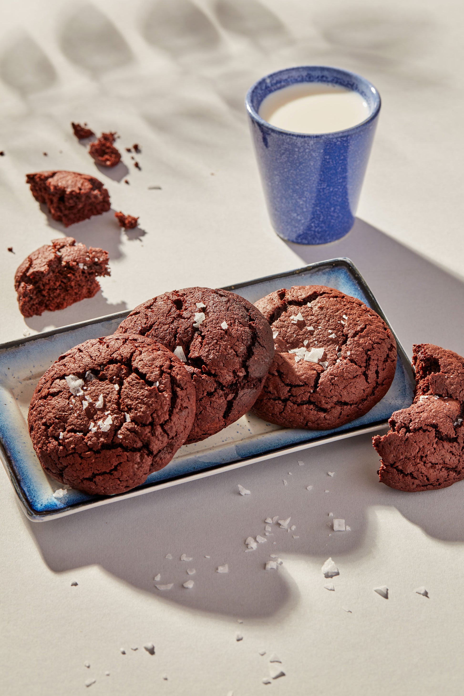 Brownies cookies cu sare maldon