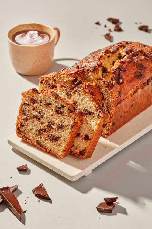 Banana bread cu ciocolata neagra