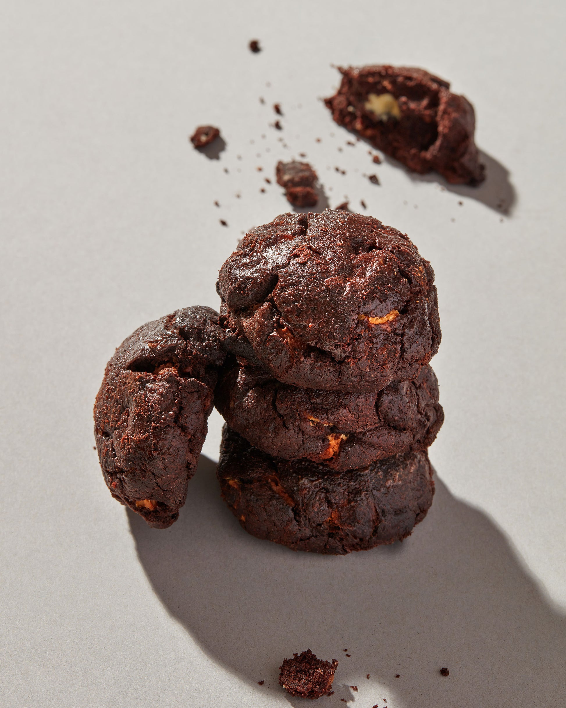 Biscuiti cu 3 tipuri de ciocolata